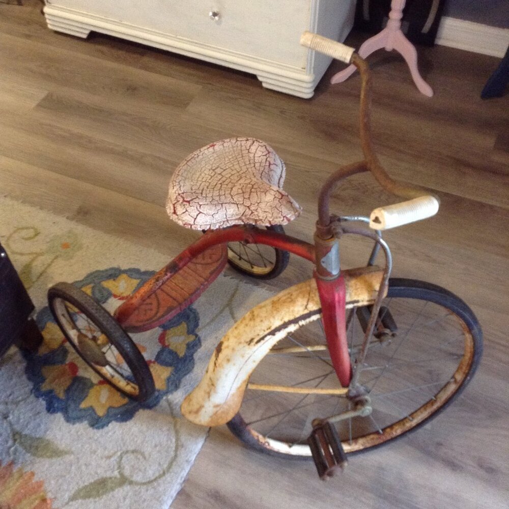 VTG Preston Werlich Canadian trike, RARE Collector's Bike Early Industrial Toy - Picture 2 of 5